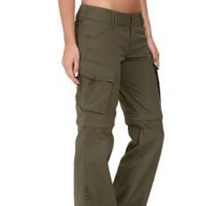Prana Olive Green Cargo Convertible 